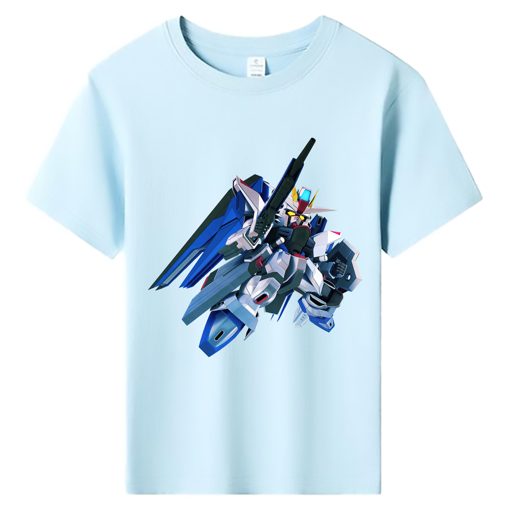 （画像用） 機動戦士ガンダム Mobile Suit Gundam 綿100％キッズTシャツ（フロントプリント）
